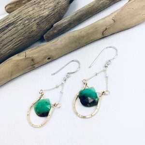 Chrysoprase Earrings